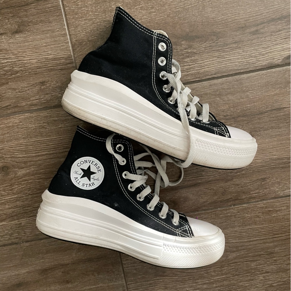 Converse Classic Black and White High-Tops
